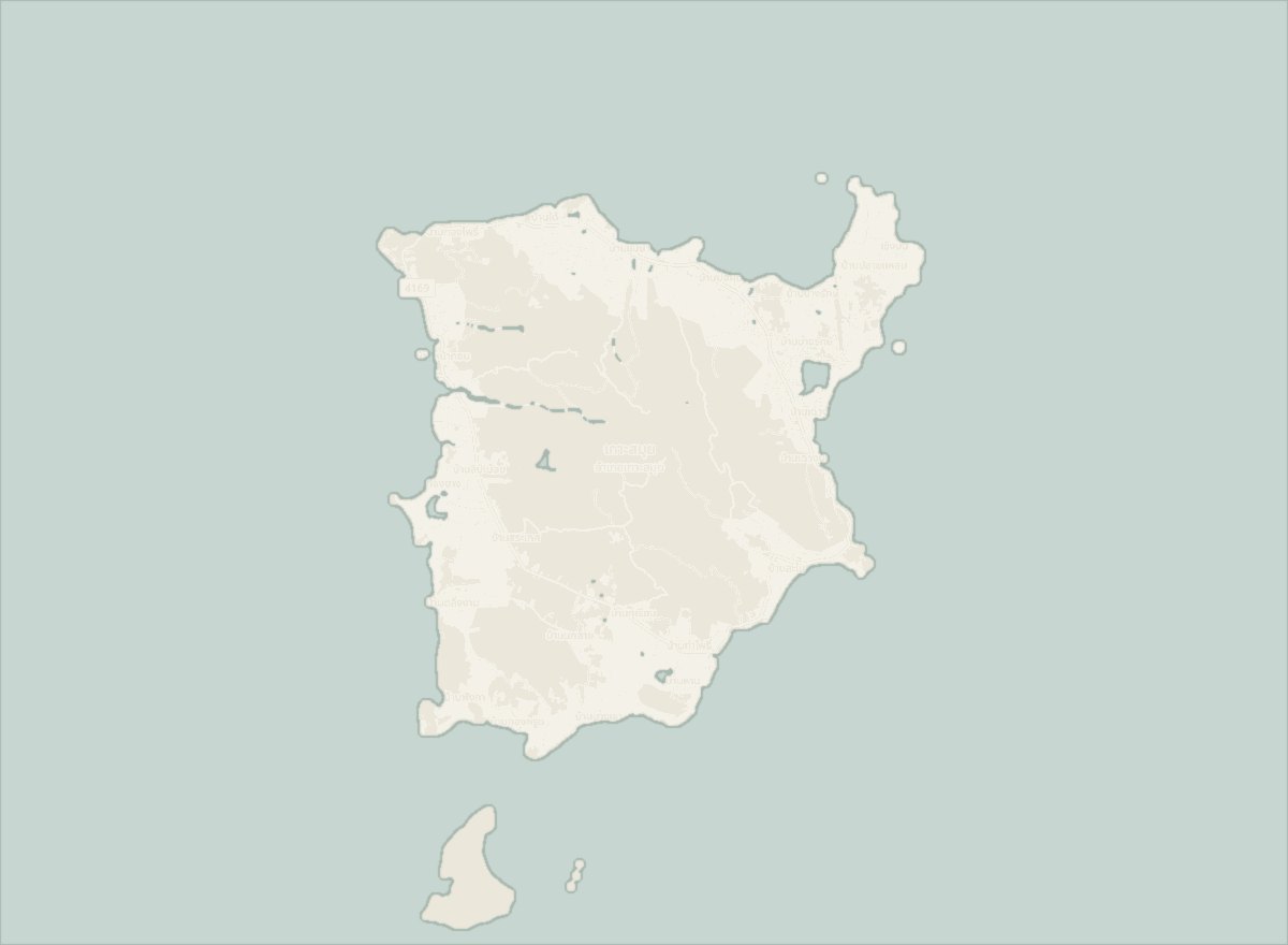 Map of Koh Samui with the areas where our villas are